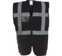 Gilet Yoko Multifonction Haute Visibilité Noir 2XL
