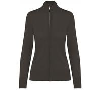 Gilet Zippé Cardigan K962 - Femme - Gris Foncé