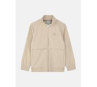 Gilet Zippé Col Montant Beige 4A