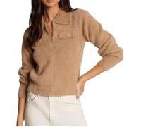 Gilet Zippé Marron Femme Morgan DOMI XXL