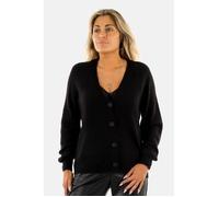 Gilets Cardigans ICHI Kamara 194008 Noir - Femme - Col Classique XL