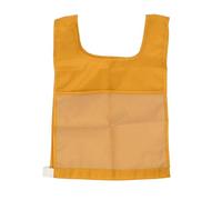 Gilets de mêlée pour enfants, imperméables et légers, avec poches, pour entraînement en équipe, jeux et activités de plein air, tissu Oxford, hauteur 51,2 pouces (Jaune)