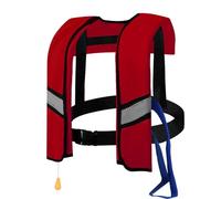 Gilets de Sauvetage gonflables pour Adultes, Gilet de plongée réglable avec sifflet sécurité, Gilet Sauvetage Gonflable Manuel avec réflecteur, Veste Kayak Portable, Gilets pour la natat