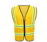 Gilets de sécurité, Gilet de sécurité en tricot réfléchissant multicolore haute visibilité for travaux extérieurs(Giallo)