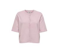 Gilets & Ponchos de Only - ONLTILDA S/S O-NECK CARDIGAN KNT - S à M - pour Femme - rose clair S
