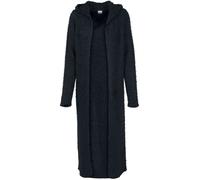 Urban Classics – Cardigan femme à capuche à plumes – Noir S