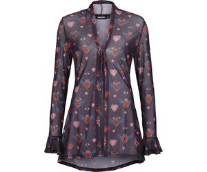 Gilets & Ponchos Rockabilly de Jawbreaker - Alchemy Hearts - Gilet Oversize - S à L - pour Femme - multicolore L