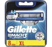 Gilette Mach3 Turbo 8 Recharges Pack Xl