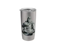 Gilgamesh, dieu sumérien et lion, babylonien Gobelet isotherme en acier inoxydable double paroi
