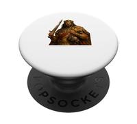 Gilgamesh Lion Mythologie Hunter King Art PopSockets PopGrip Adhésif