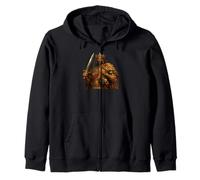 Gilgamesh Lion Mythologie Hunter King Art Sweat à Capuche