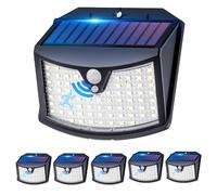 Giliwosy Lampe Solaire Exterieur, 【Lot de 6】 Lumière Solaire Extérieure, 3 Modes IP65 Étanche - Éclairage Extérieur Solaire pour Jardin, Garage, Patio, Lampe Exterieur Murale