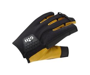 Gill Gants de Voile et dériveur Pro Short Finger pour Homme - Noir