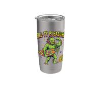 Gill-ty Pleasures Amusant Poisson Monstre Surfeur Halloween Été Gobelet isotherme en acier inoxydable double paroi