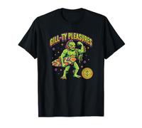 Gill-TY Pleasures Amusant Poisson Monstre Surfeur Halloween Été T-Shirt
