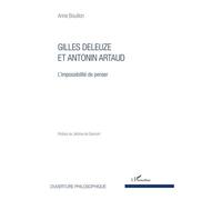Gilles Deleuze et Antonin Artaud – L'impossibilité de penser – L'Harmattan