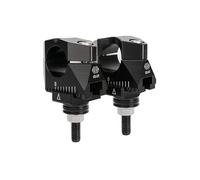 GILLES - Pontets De Guidon 2Dgt Réglables Noir Compatible avec Honda