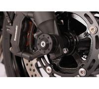 Protecteurs De L'Axe Avant GILLES, Noir pour Moto de Rechange