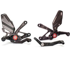 Gilles Système De Repose-Pieds Mue2 YZF-R1/M, NOIR, 2015-2020