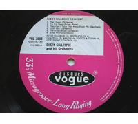 Gillespie, Dizzy - Gillespie, Dizzy Dizzy Gillespie Concert LP Vogue VRL3003 VG 1964 record only, NO SLEEVE