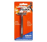 Gillette 7 heures pii double lame à raser rasoir de sécurité