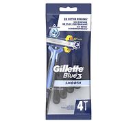 Gillette Blue 3 Smooth Rasoirs Jetables Homme, 4 unités