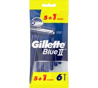 Gillette Blue II feuilles 5 pcs + 1 pcs gratuit