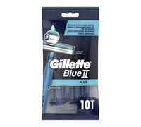 GILLETTE Blue II Plus Rasoir jetable - Grand pack - 10 pièces