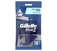 Gillette Blue II Rasoirs Jetables Tête Fixe - Lot de 10