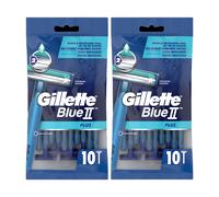 Gillette Blue2 Plus - Rasoirs jetables tête fixe - 10 unités
