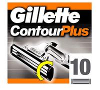 Gillette Contour Plus Lames de Rasoir Homme 10 Recharges