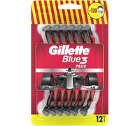 Gillette Disposable Razors For Men Blue3 Red - 12 Pieces