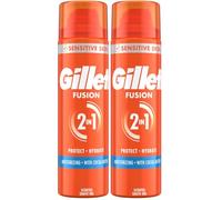 Gillette Fusion Gel à Raser Homme, 200 ml (Lot de 2)