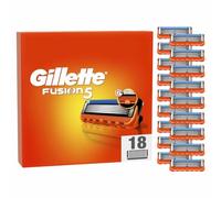 Gillette Fusion 5 lames de rasoir pour rasoir, 18 recharges de lames pour rasoir manuel pour hommes avec 5 lames, fabriqué en Allemagne.