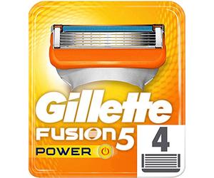 Gillette Fusion - Power - Lames de Rasoir pour Homme - Pack de 4