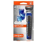 Gillette Fusion Styler Tondeuse 3-En-1, Comprenant 3 Sabots Interchangeables + 1 Lame de Rasoir Recharges [OFFICIEL]