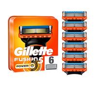 Gillette Fusion5 Power Recharges De Lames De Rasoir Pour Homme, 6 Recharges De Lames