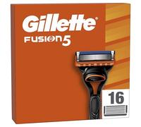 Gillette Fusion5 Recharges De Lames De Rasoir Pour Homme, 16 Recharges De Lames, Avec Cinq Lames Anti-Friction Pour Un Rasage De Près