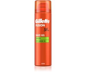 Gillette Fusion5 Sensitive gel de rasage peaux sensibles 200 ml