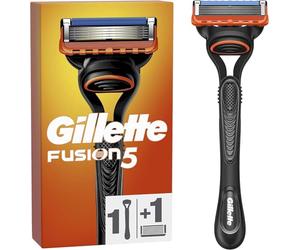 Gillette Fusion5 Système De Rasage Pour Hommes, 1 Poignée, 1 Lame De Recharge, Avec Lubrastrip Pour Un Rasage Lisse
