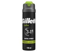 Gillette Gel A Raser Homme GilletteLabs Pour Une Mousse Rapide, Rafraîchit Pour Apaiser Et Aide À Protéger Contre Les Irritations Dues Au Rasage, Rinçage Facile, 198ml