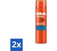 Gillette Gel à raser hydratant Fusion 5 ProGlide 200 ml - Lot avantageux - 2 pièces