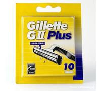 Gillette GII Plus Lot de 10 lames de rasoir