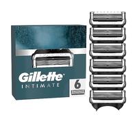Gillette Intimate Lames de Rasoir Homme, Pack de 6