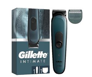 Gillette Intimate Tondeuse Intime Homme I3, Sabot pour Peau Sensible Et Lames en Métal Inusables, Tondeuse Electrique Etanche avec Système Skinfirst, Jusqu’à 80min D’Autonomie