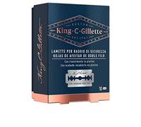 Gillette Lames de rasoir King double tranchant – 10 unités
