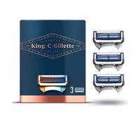 Gillette King C Lames de rasoir 3pcs Neck&Cheeks