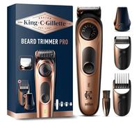 Gillette King C Tondeuse A Barbe Electrique Pro Pour Hommes Avec Lames En Métal Aiguisées Et Inusable, Coffret Barbe Homme A[XT12]