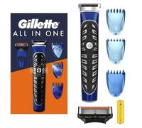 Gillette Kit Barbe Tondeuse All In One, 1 Lame Proglide, 3 Sabots, Etanche, Tonte De Précision Sur Le Visage Et Le Torse.