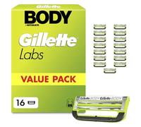 Gillette Labs Body + Intimate Lames de Rasoir Homme, Pack 16